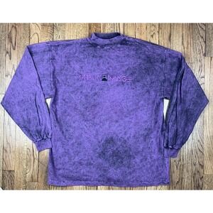 NOS Vintage Public Image Clothing Skater Single Stitch Distressed Shirt Sz Large